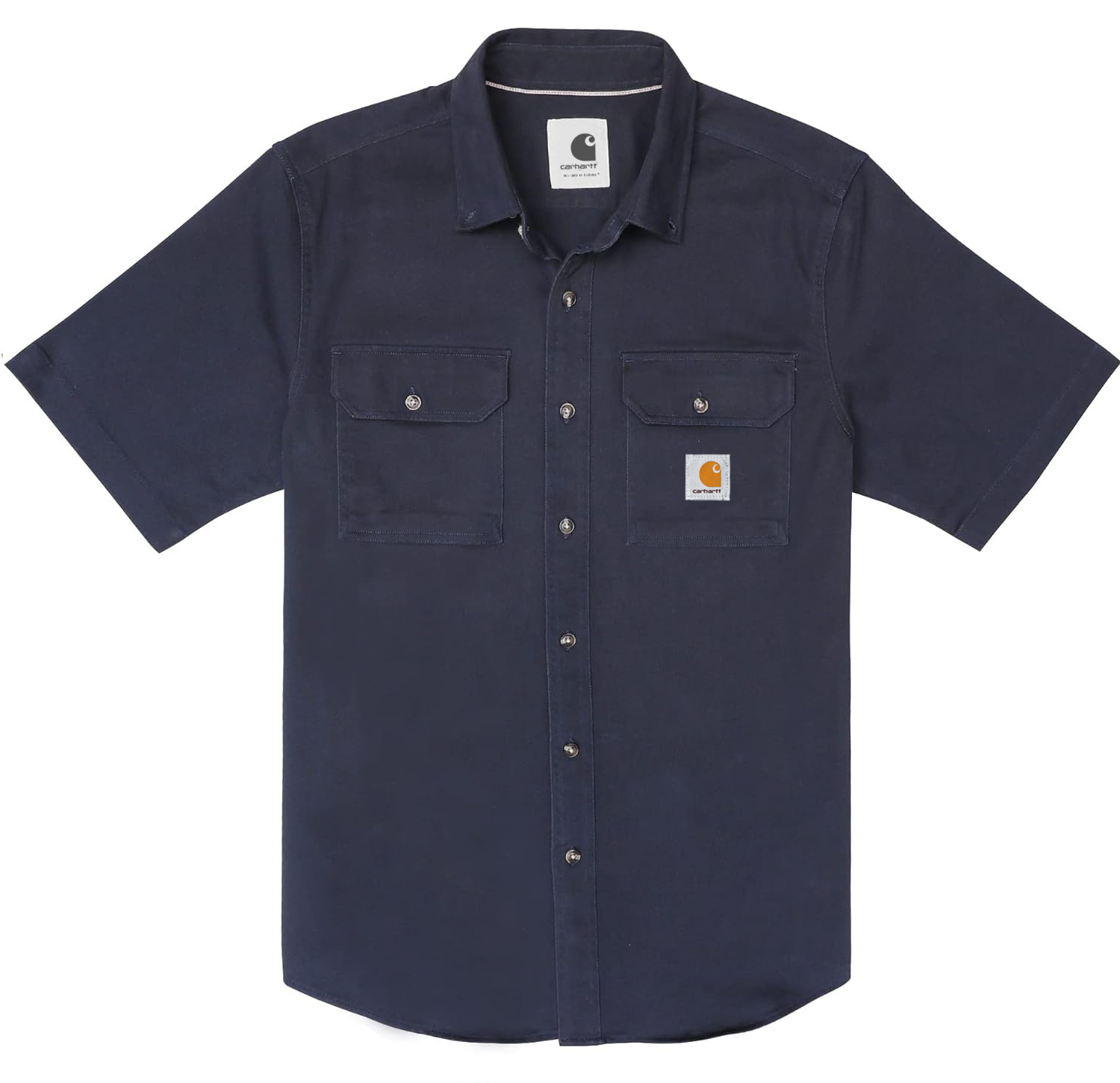 Carhkhjgartt Men's Short Sleeve Button Down Shirt