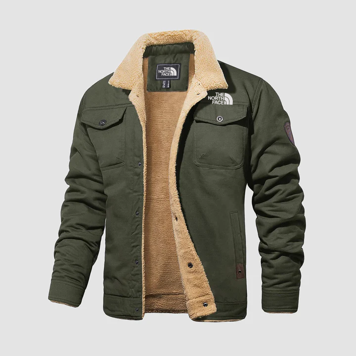 Men's Sherpa Trucker Jacket 5 Pockets