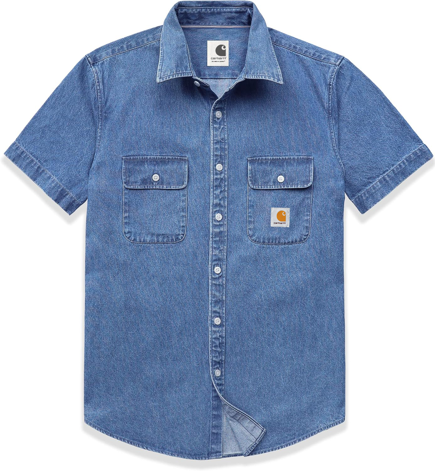 Carhkhjgartt Men's Short Sleeve Button Down Shirt