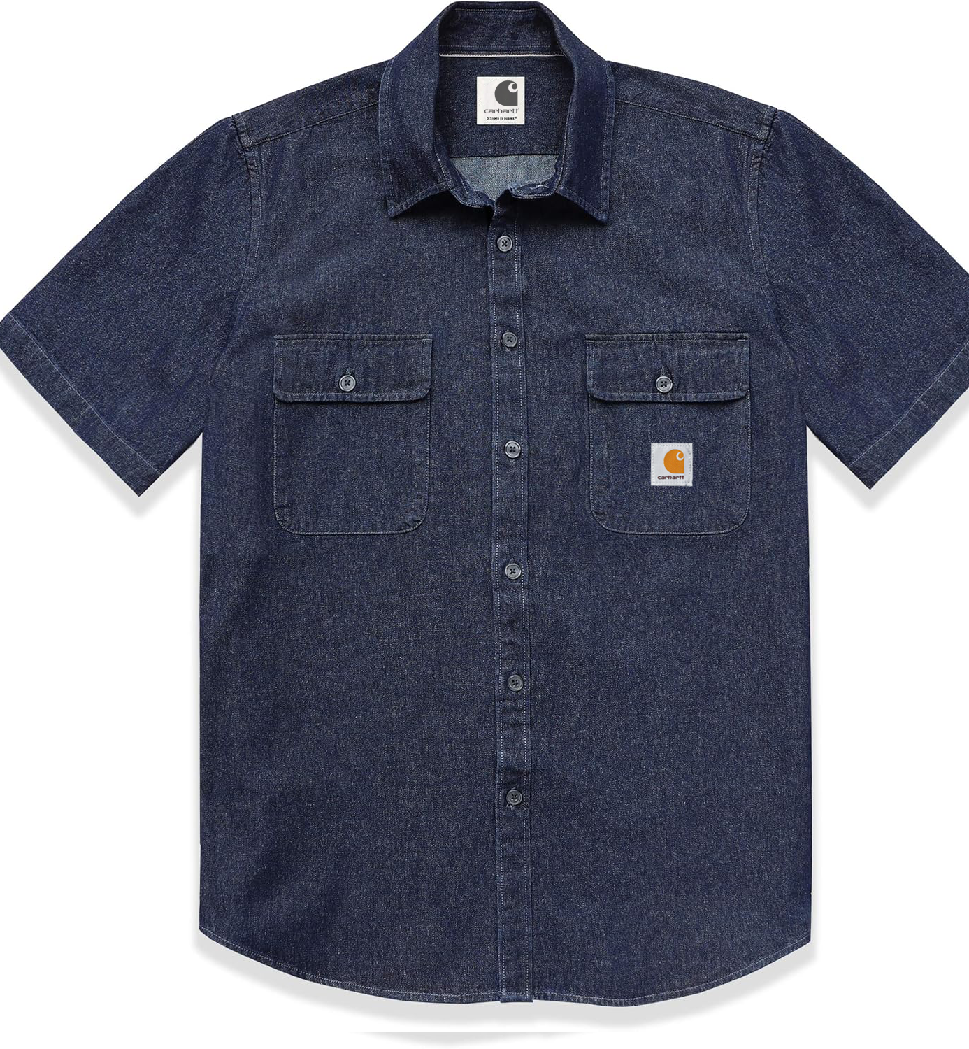 Carhkhjgartt Men's Short Sleeve Button Down Shirt