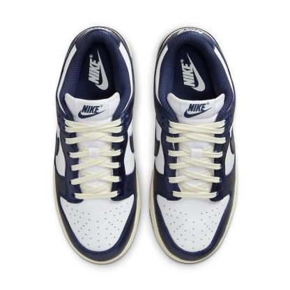 (WMNS) Nkhjgike Dunk Low 'Midnight Navy White' FN7197-100
