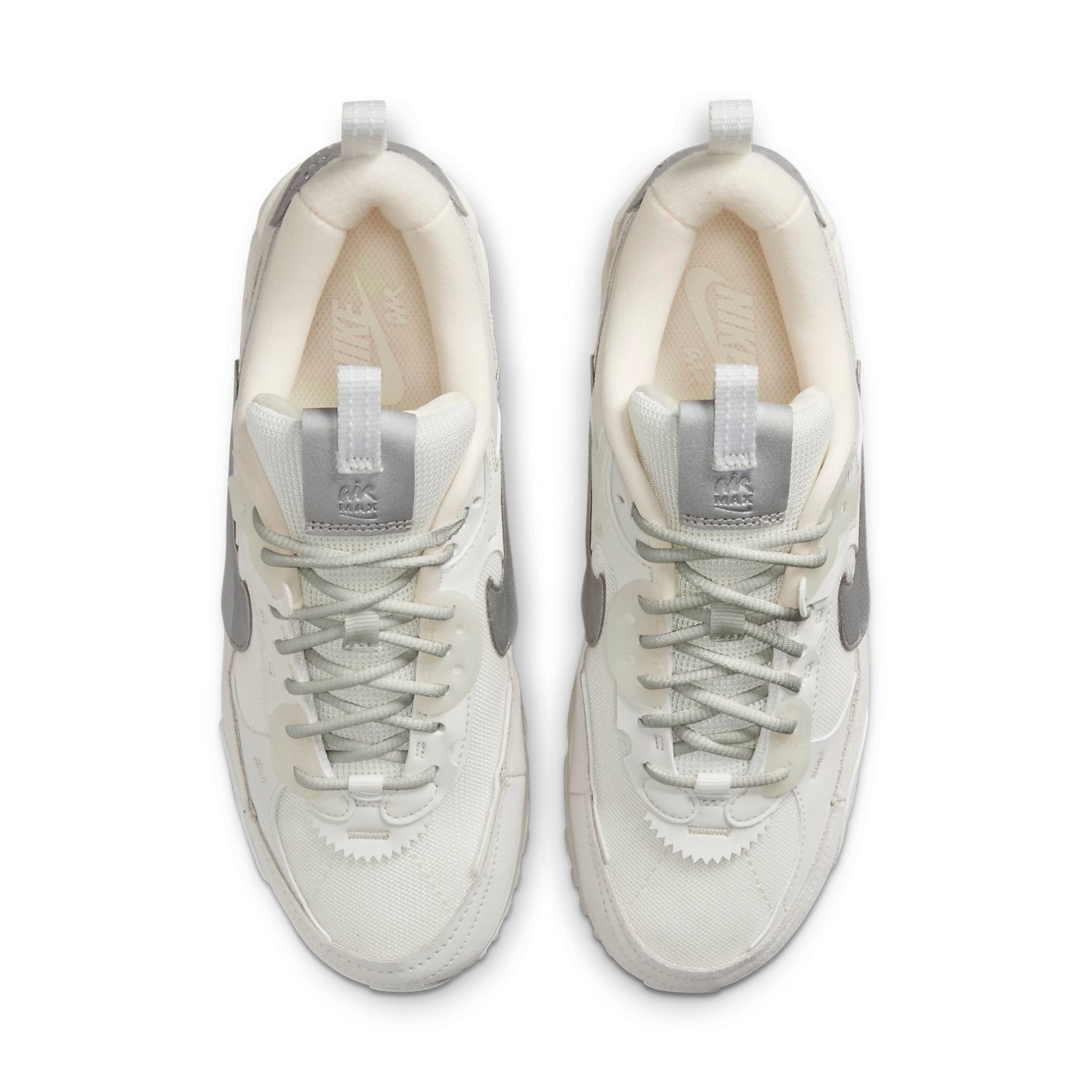 (WMNS) Nkhjgike Air Max 90 Futura 'White Metallic Silver' FB1877-110