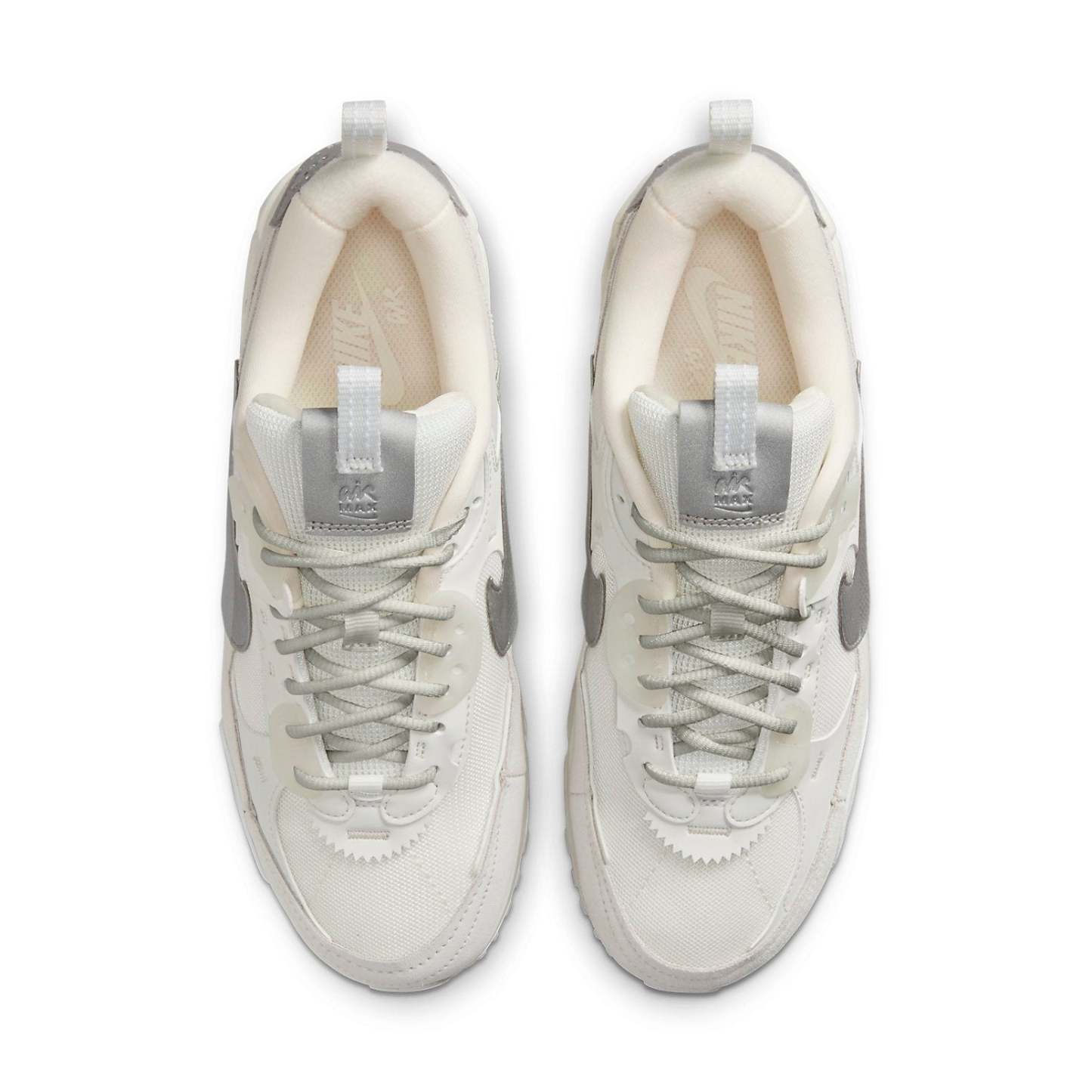 (WMNS) Nkhjgike Air Max 90 Futura 'White Metallic Silver' FB1877-110