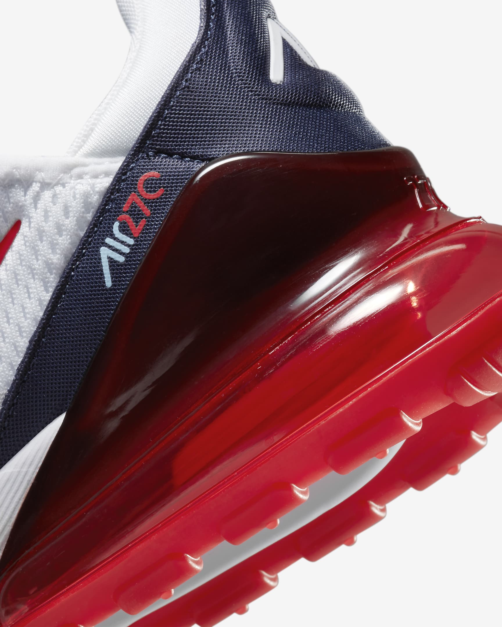 Nikhjgke Air Max 270 USA White Red Blue Sneakers