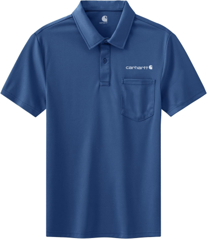 Carhkhjgartt Men's Quick Dry Short Sleeve Polo Shirt with Pockets