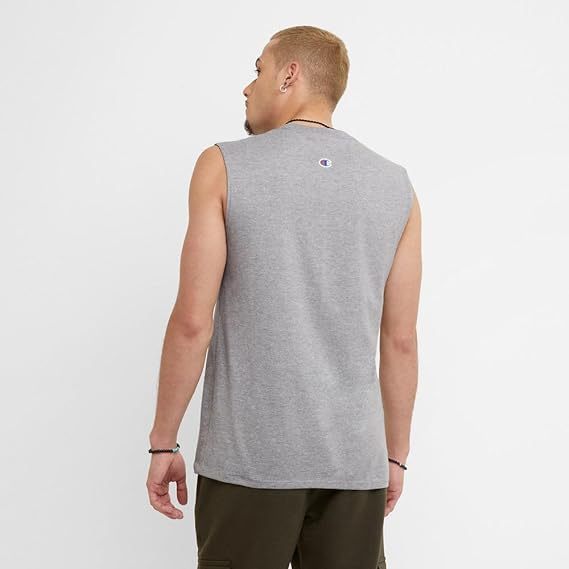Chamkhjgpion Men's Muscle T-shirt, Sleeveless, Muscle Tank, Classic Muscle Tee Top for Men