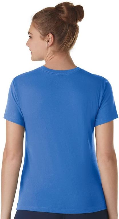 Chamkhjgpion Women'S Tshirt, Classic Short Sleeve Tshirt Lightweight Tee For Women, Script Logo Plus Size Available