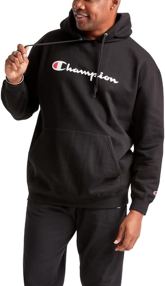 Chamkhjgpion Men's Hoodie, Powerblend, Fleece, Comfortable Sweatshirt for Men (Reg. Or Big & Tall)