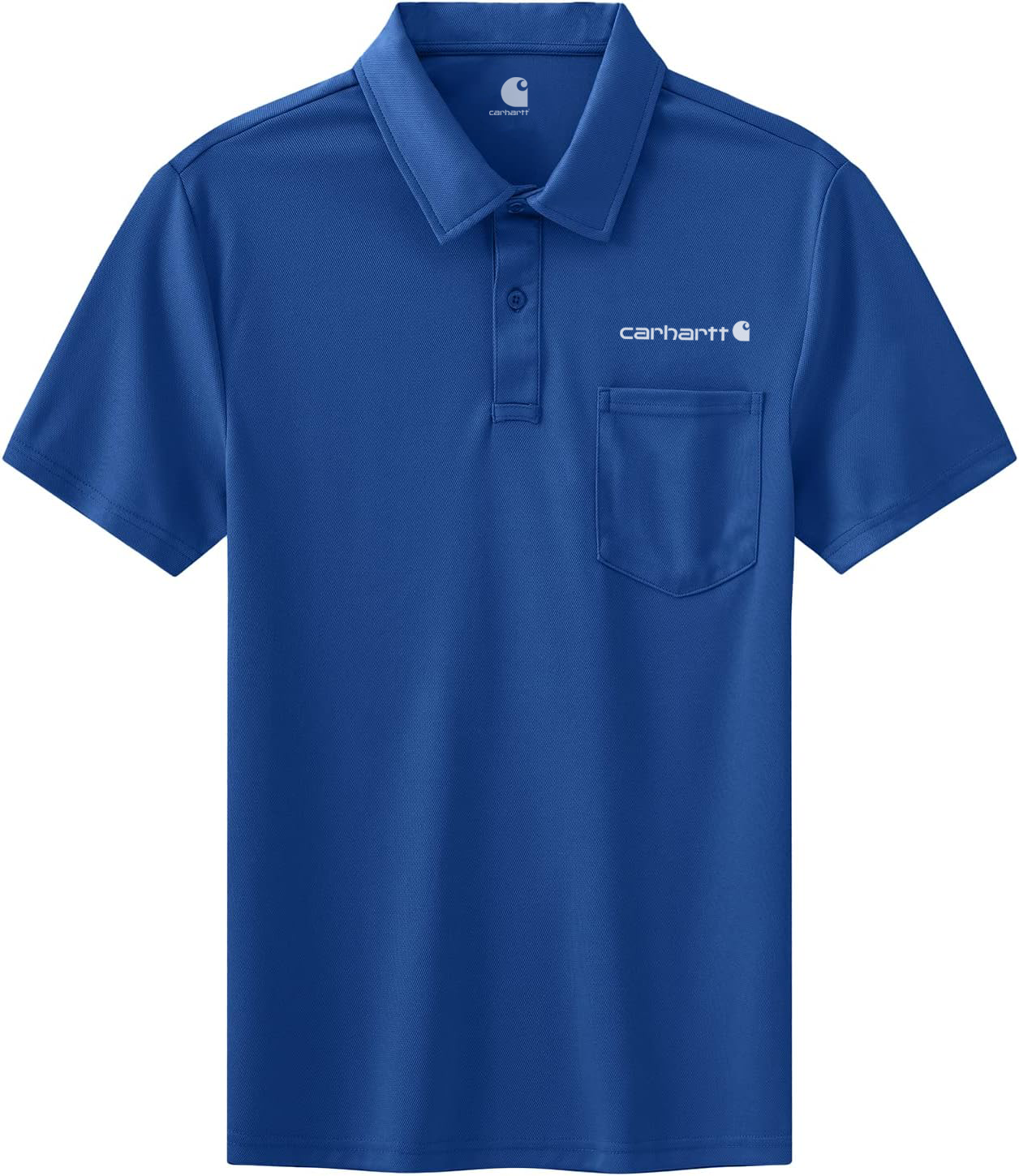 Carhkhjgartt Men's Quick Dry Short Sleeve Polo Shirt with Pockets