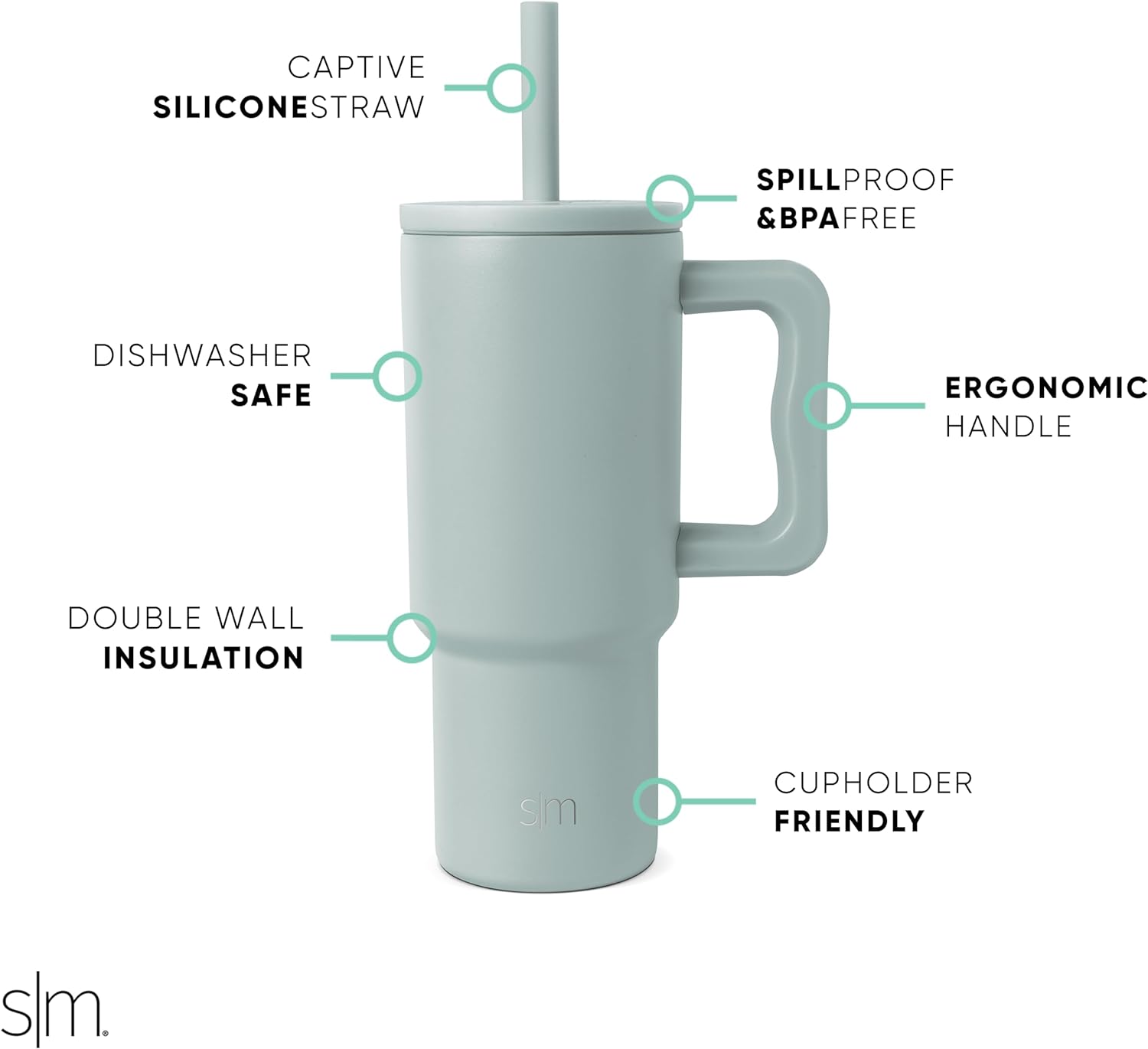 Simple Modern Kids 24 oz Tumbler with Handle and Silicone Straw Lid | Spill Proof and Leak Resistant | Reusable Stainless Steel Bottle | Gift for Kids Boys Girls | Trek Collection | 80s Mix