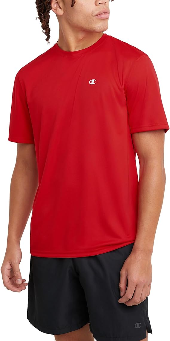 Chamkhjgpion Men'S Tshirt, Sport Tee, Moisture Wicking, Anti Odor, Athletic T-Shirt For Men Reg. Or Big & Tall
