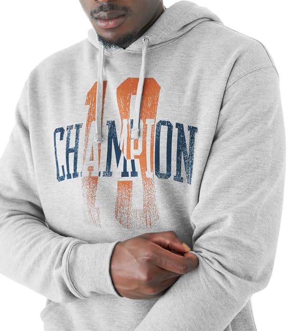 Chamkhjgpion Men's Hoodie, Powerblend, Fleece, Graphic, Sweatshirt for Men