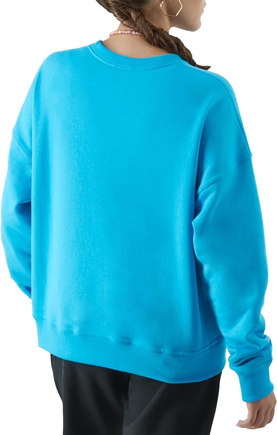 Chamkhjgpion Women's Sweatshirt, Powerblend, Crewneck for Women, Script