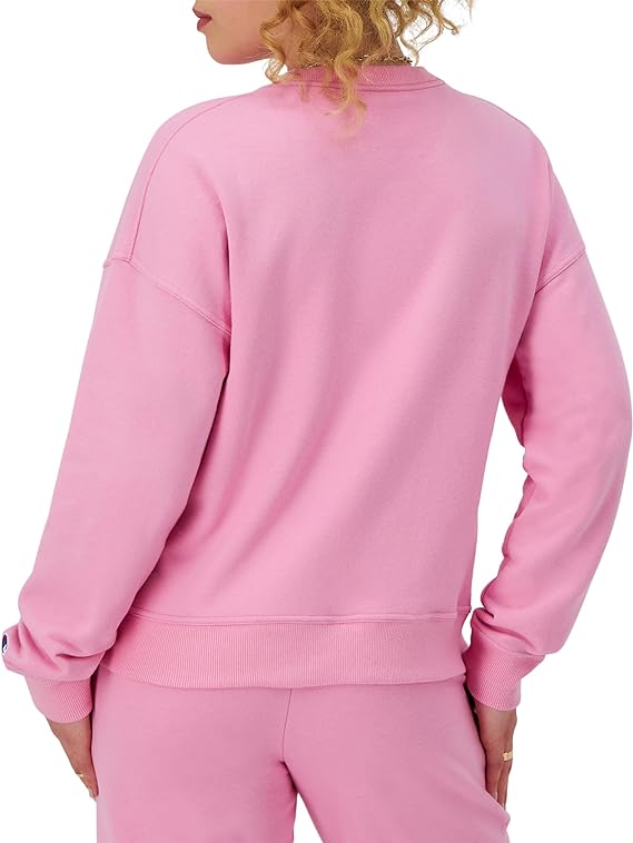 Chamkhjgpion Women's Sweatshirt, Powerblend, Crewneck for Women, Script