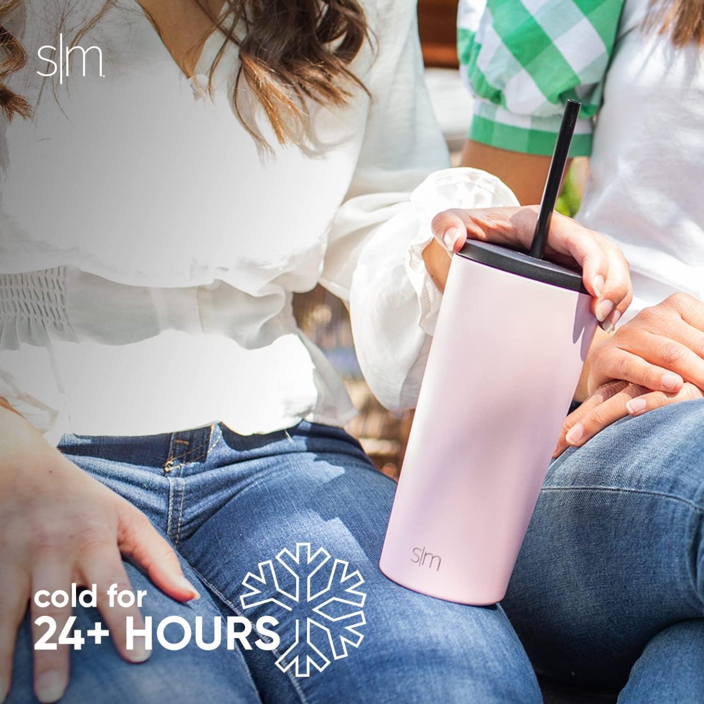 Simple Modern Insulated Tumbler with Lid and Straw | Iced Coffee Cup Reusable Stainless Steel Water Bottle Travel Mug | Gifts for Women Men Her Him | Classic Collection | 24oz | Retro Mint