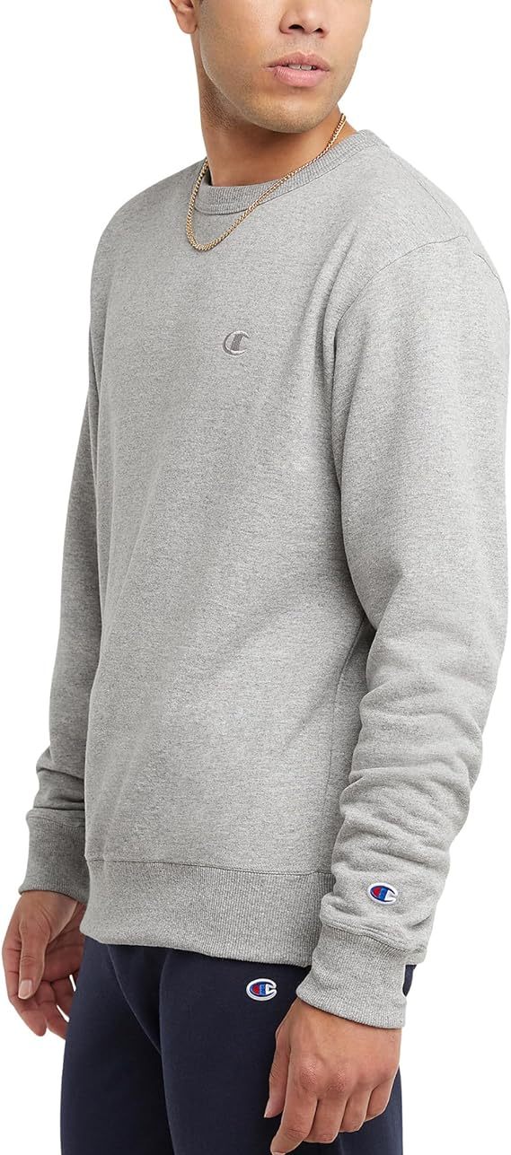 Chamkhjgpion  Men's Crewneck, Powerblend Fleece Sweatshirt, Crewneck Sweatshirts (Reg. Or Big & Tall)