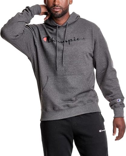 Chamkhjgpion Men's Hoodie, Powerblend, Fleece, Comfortable Sweatshirt for Men (Reg. Or Big & Tall)