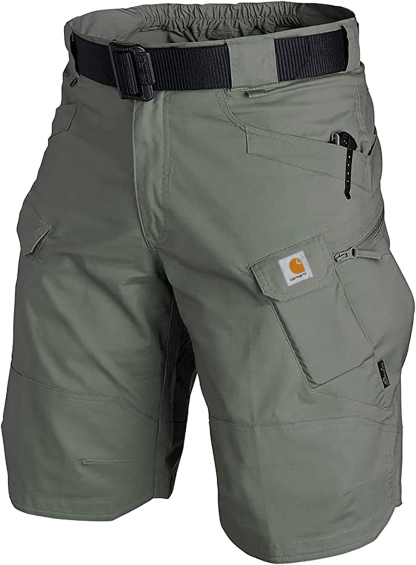 Carhkhjgartt Men's Waterproof Outdoor Cargo Shorts
