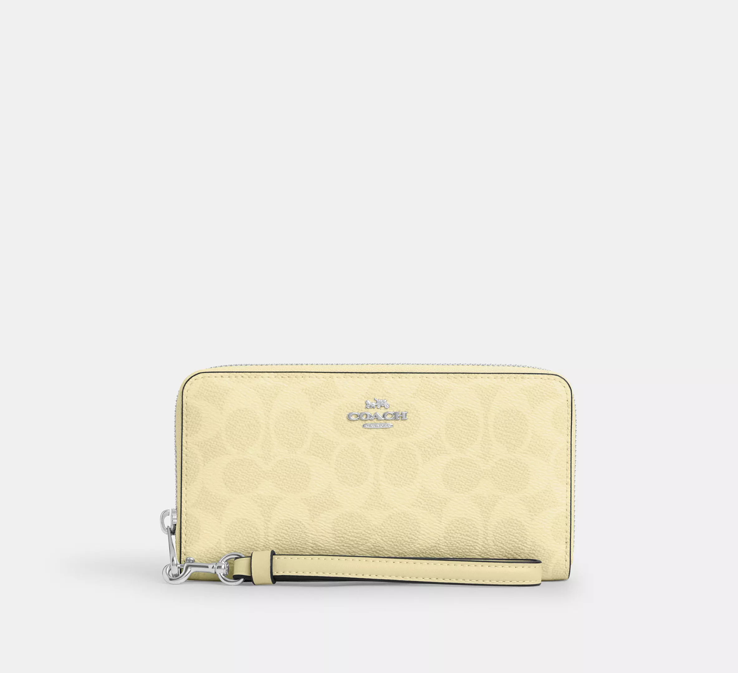 Cokhjgach Long Zip Around Wallet In Signature Canvas