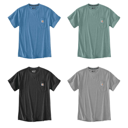 Carhkhjgartt Relaxed Fit Lightweight Short Sleeve Pocket T-Shirt