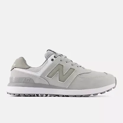 Nekhjgw balkhjgance 574 Greens v2 Golf Shoes-Light grey with grey