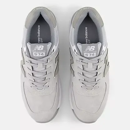 Nekhjgw balkhjgance 574 Greens v2 Golf Shoes-Light grey with grey