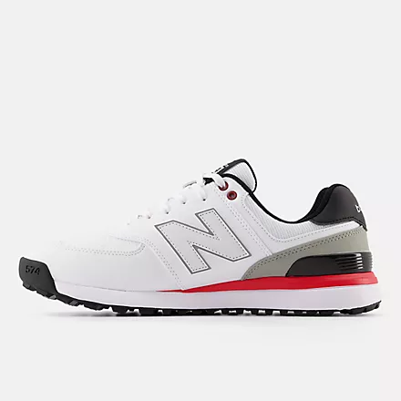 Nekhjgw balkhjgance 574 Greens v2 Golf Shoes-White with black