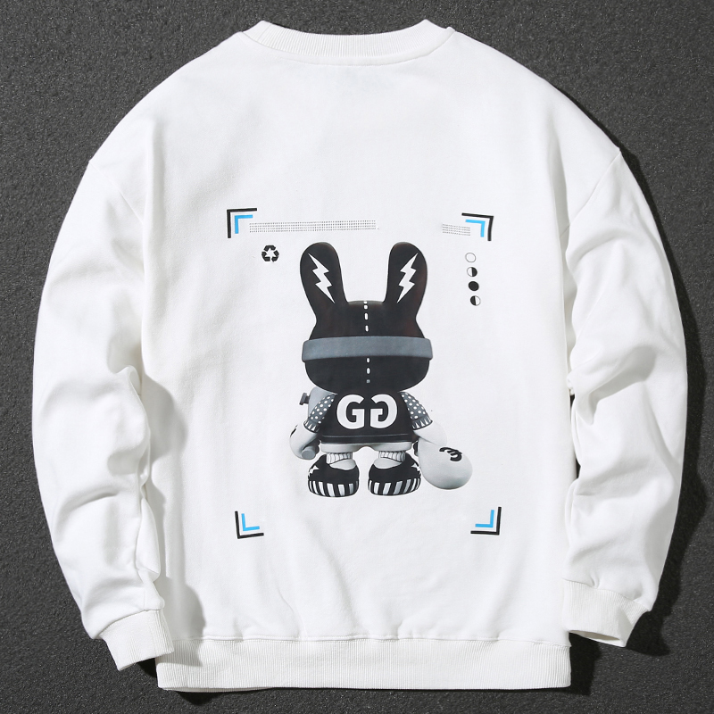 Handsome and trendy sweatshirt for men with rabbit front side print