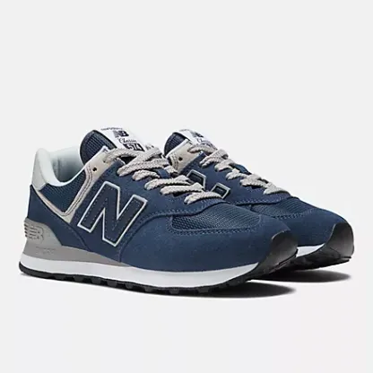Nekhjgw balkhjgance 574-Navy with white