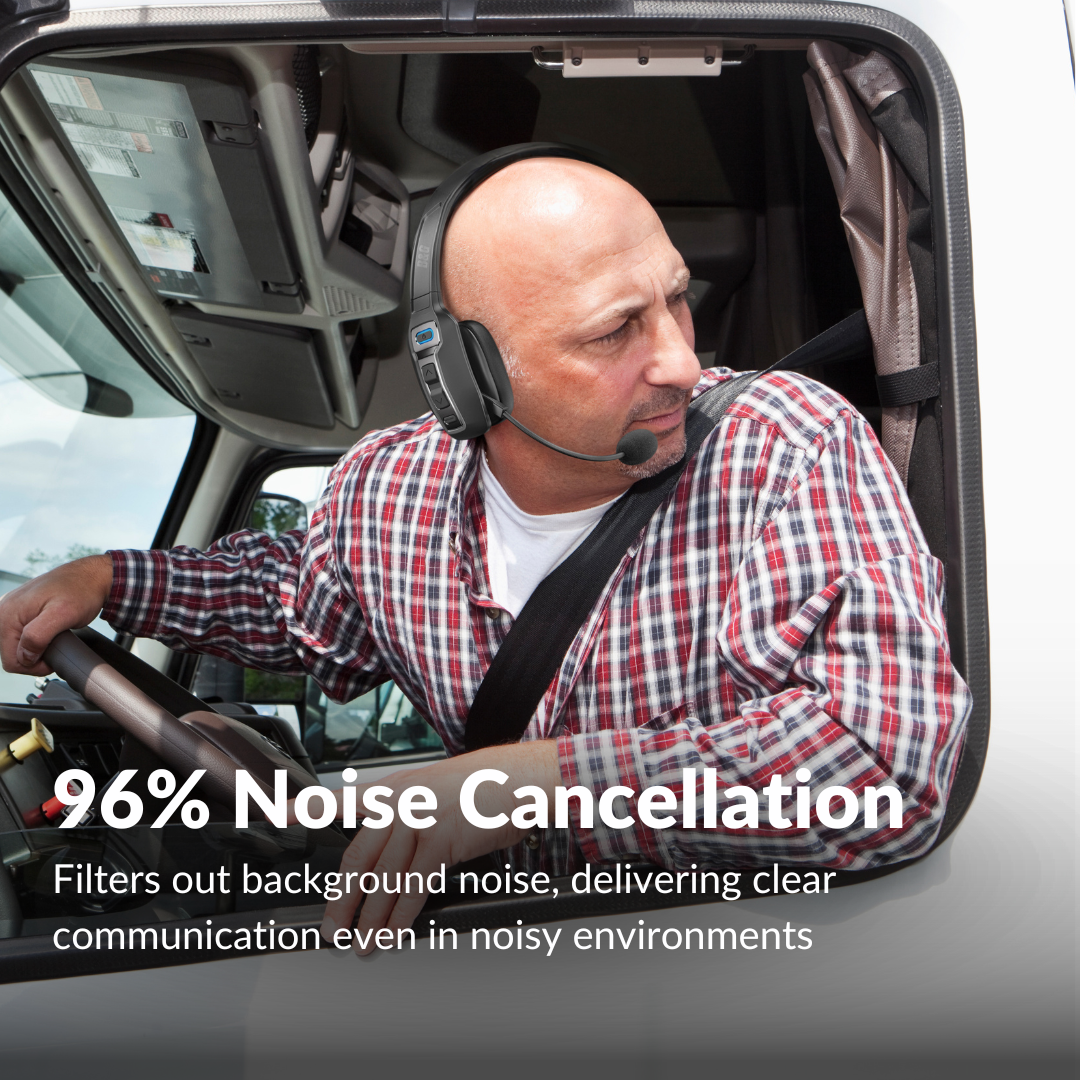 Noise Cancellation Bluetooth Headset (36hr Talk Time)