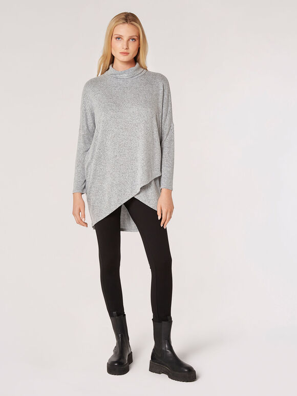 Soft Touch Wrap Tunic Top