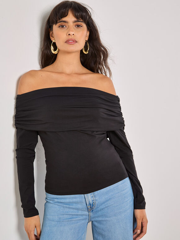 Jersey Bardot Top