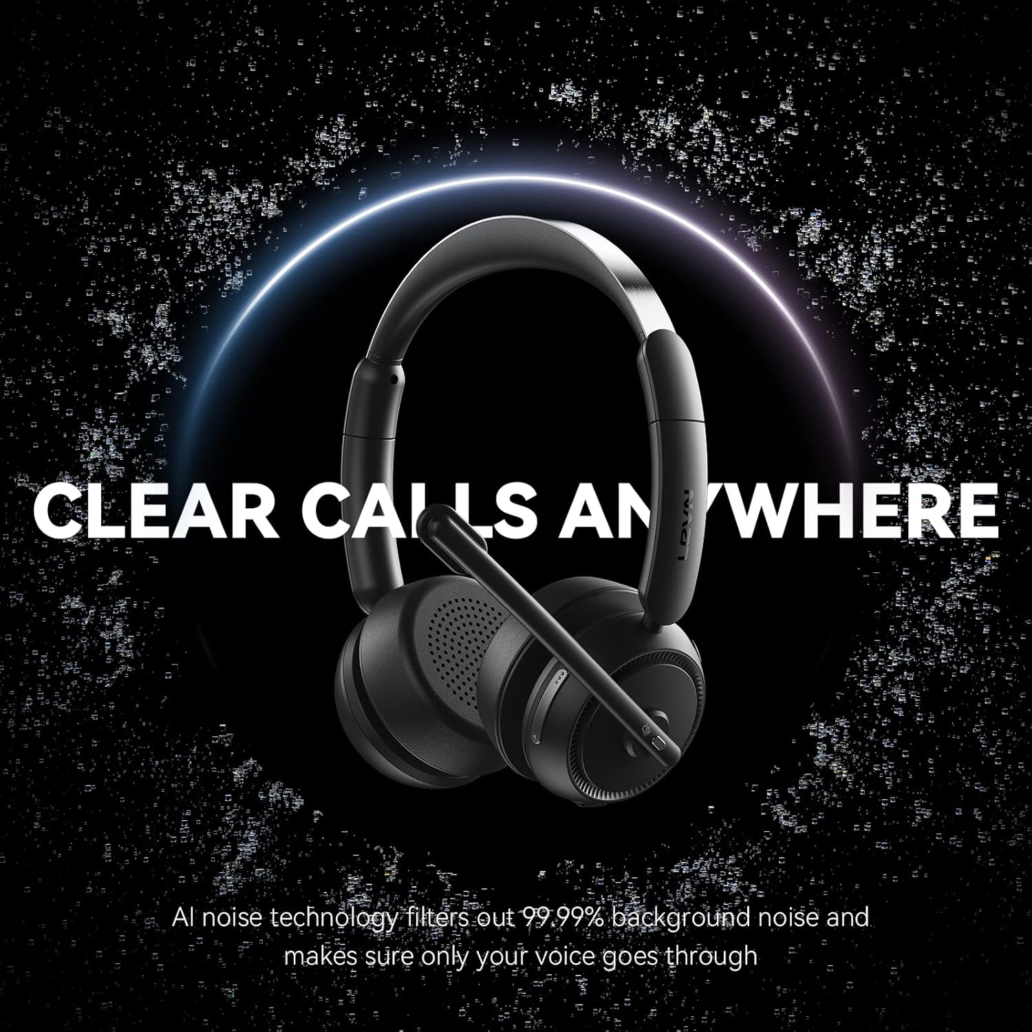 AI Noise Cancelling Headset For Work From Home