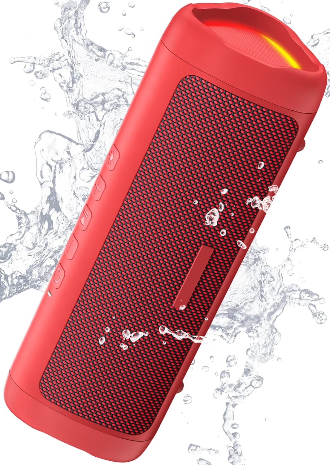 Bluetooth Speaker with HD Sound. Portable Wireless. IPX5 Waterproof. Up to 24H Playtime. TWS Pairing. BT5.3. for Home/Party/Outdoor/Beach. Electronic Gadgets. Birthday Gift (Black)