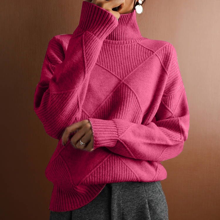 Rollkragenpullover aus Kaschmir für Damen