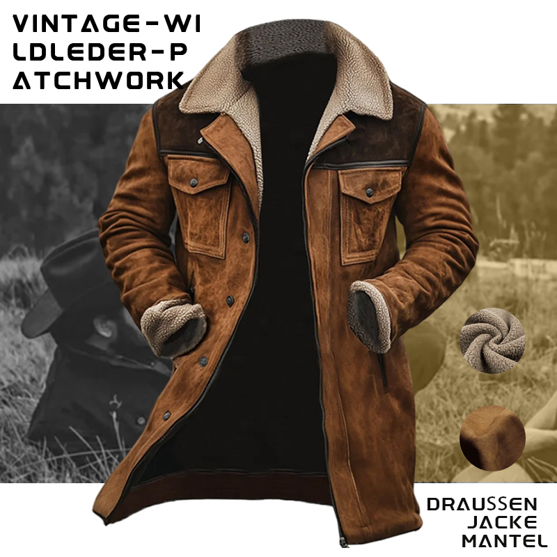 Yellowstone Herren Vintage Wildlederjacke