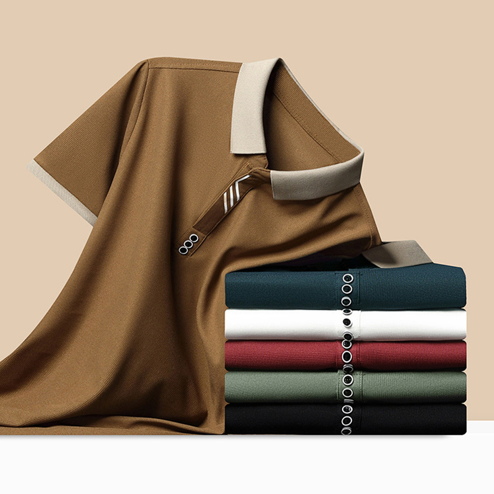 Ahlsentop™ Sommer-Herren-Casual-Business-Revers-Kurzarm-Poloshirt