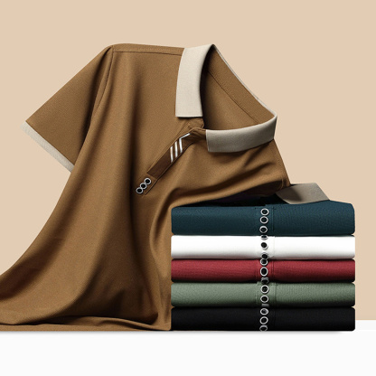 Ahlsentop™ Sommer-Herren-Casual-Business-Revers-Kurzarm-Poloshirt