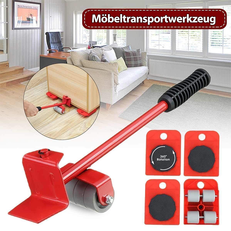 Werkzeugset zum Bewegen von Möbeln