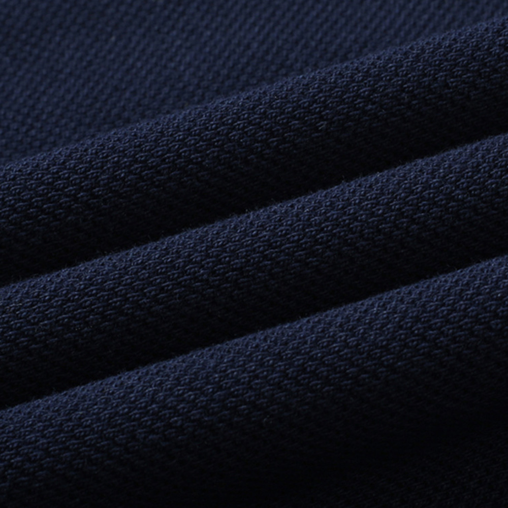Ahlsentop™ Neues einfarbiges Kurzarm-Poloshirt für Herren mit Waffelmuster und Revers