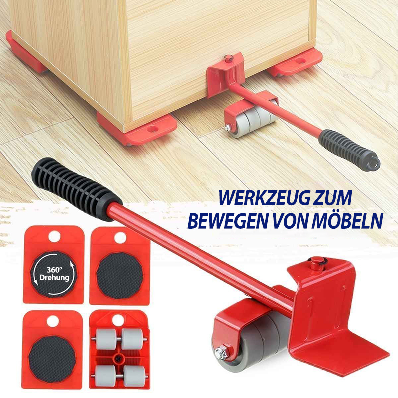 Werkzeugset zum Bewegen von Möbeln