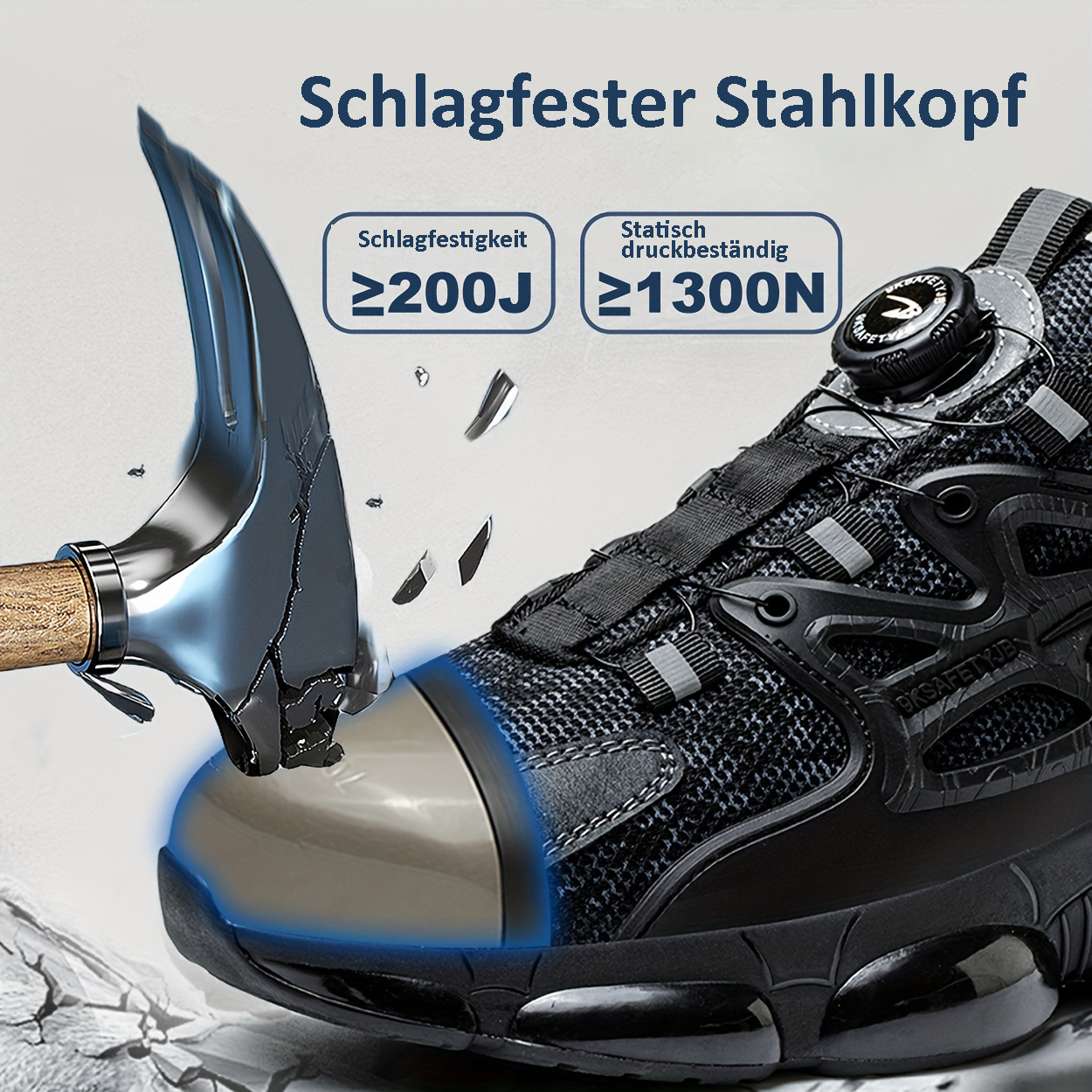 Ahlsentop Pannensichere Herren-Schutzschuhe zum Schnüren