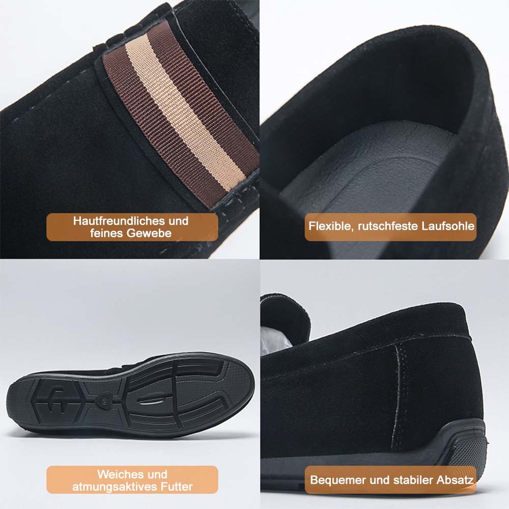 Ahlsentop Hochwertige Frühlings-Loafer aus Wildleder für Herren