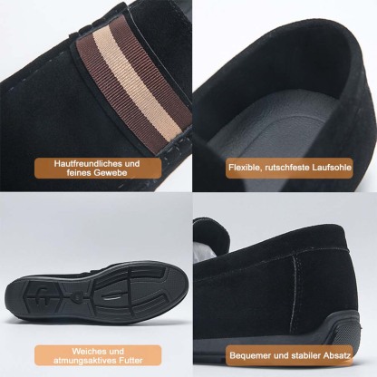 Ahlsentop Hochwertige Frühlings-Loafer aus Wildleder für Herren