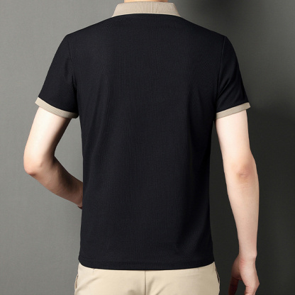 Ahlsentop™ Sommer-Herren-Casual-Business-Revers-Kurzarm-Poloshirt