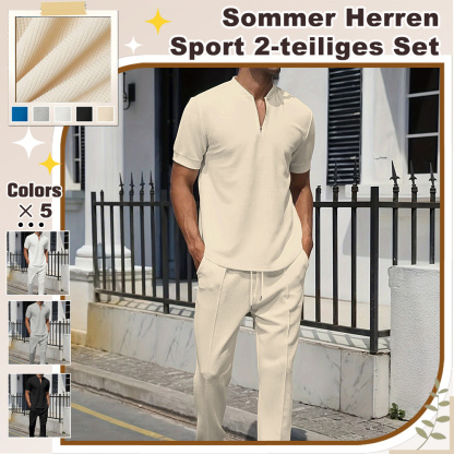 AHLSENTOP™ Neues zweiteiliges Set aus Kurzarm und Hose für Herren