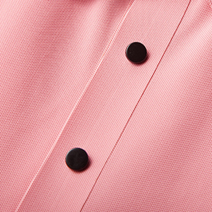 Ahlsentop™ Einfarbiges Revers-Poloshirt aus Eisseide für den Sommer