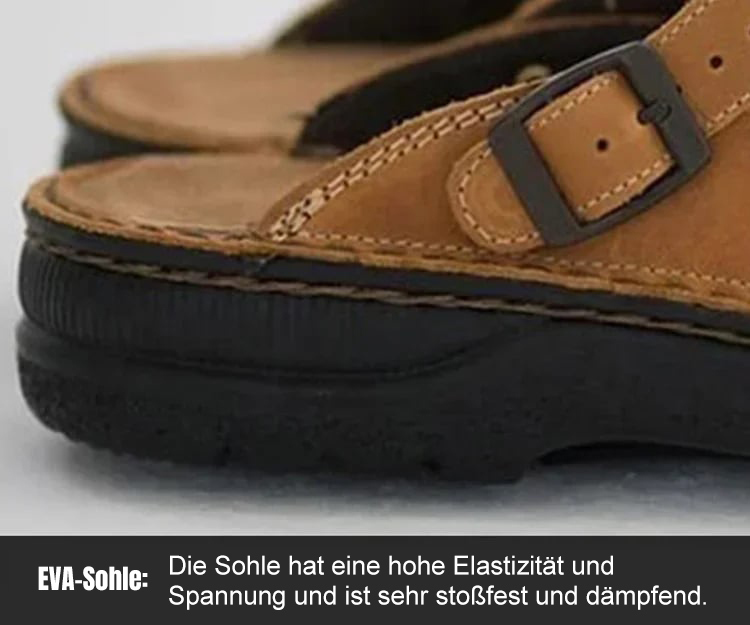 AHLSENTOP Neue große Freizeit-Lederhausschuhe für Herren