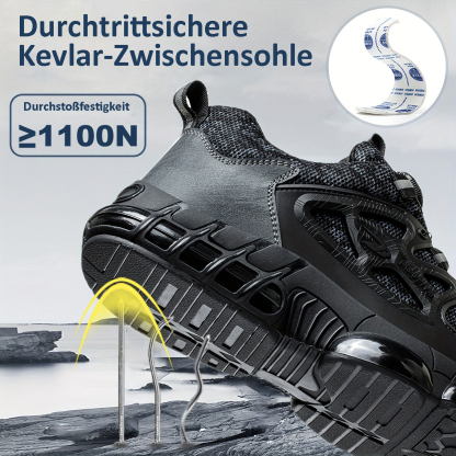 Ahlsentop Pannensichere Herren-Schutzschuhe zum Schnüren