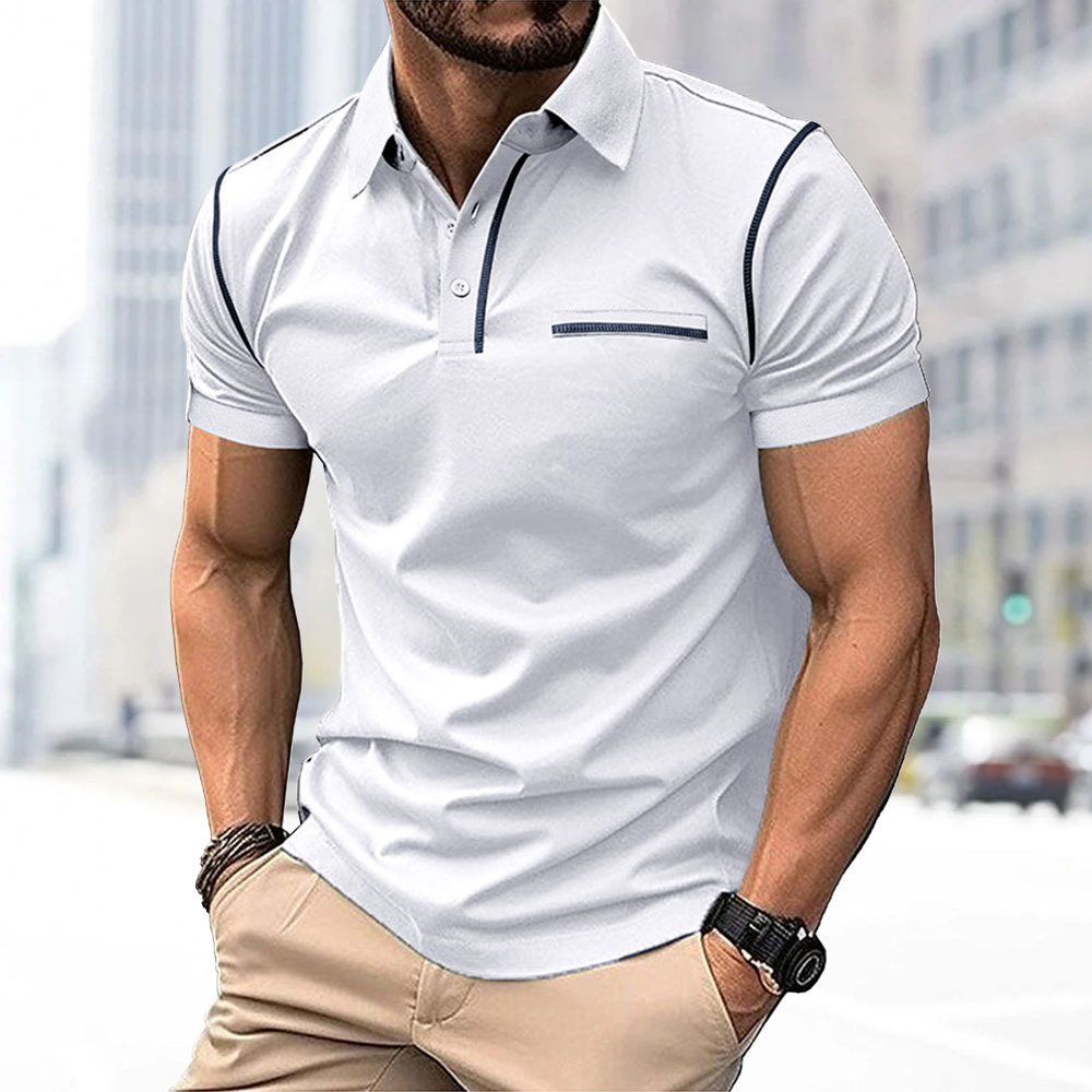 Ahlsentop™ Herren-Poloshirt mit Revers und kurzen Ärmeln